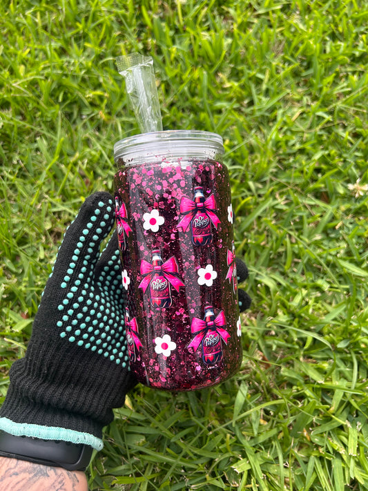 Dr. Pepper with glitter